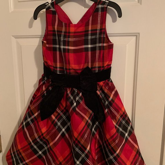 Gymborie Red Plaid dress  size 7 - Picture 1 of 3